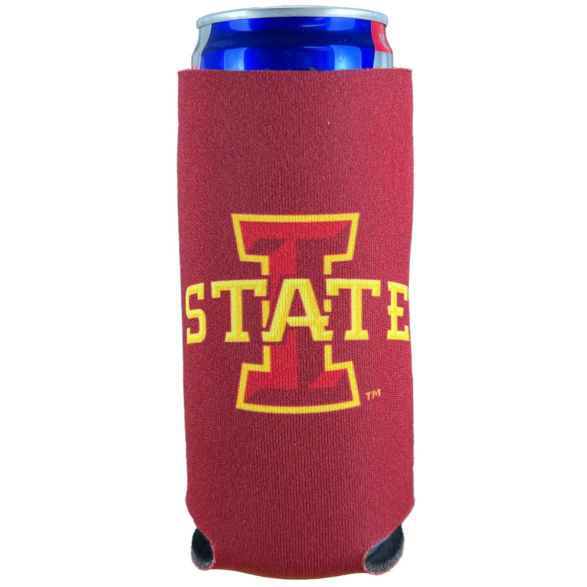 WinCraft Vintage 5 Bar Cardinal Slim Can Cooler